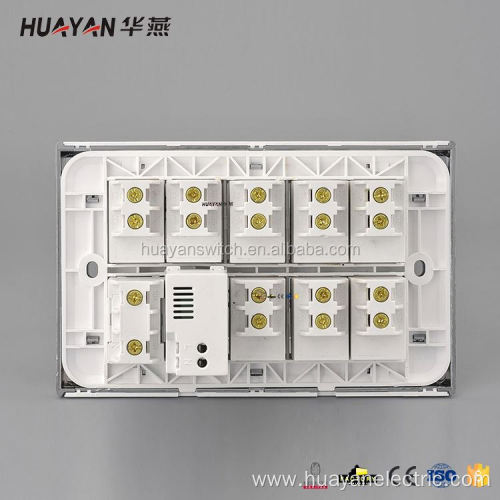 excellent quality electrical 8 gang switch and socket